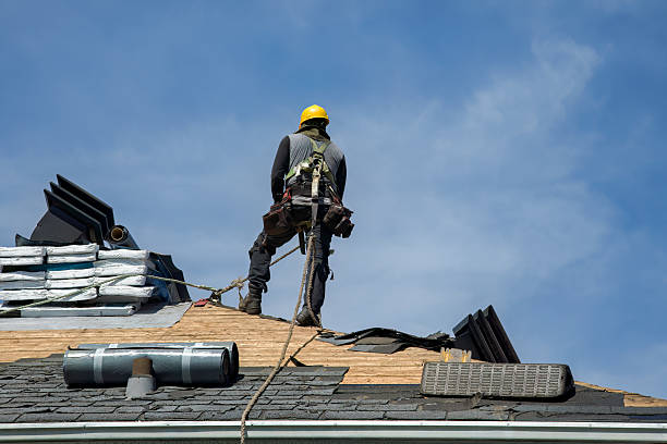Professional Roof Replacement technician working in Warner, OK